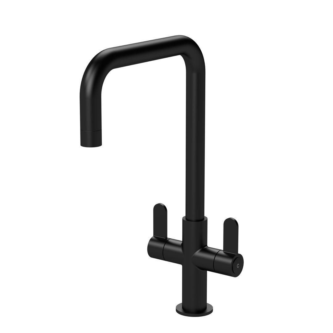Nuie Kitchen Tap Matt Black 20cm